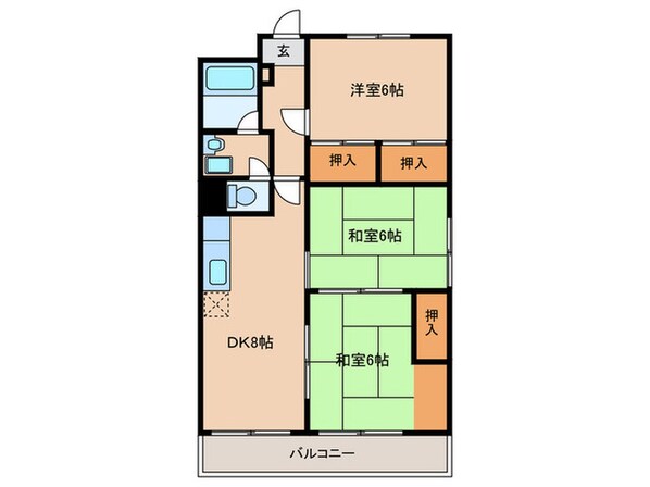 第１センタービルの物件間取画像